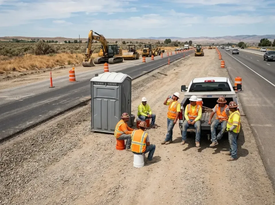 highway-road-construction-crew-007 — frequently asked questions, Porta Potty and Restroom Rentals in Grants, NM